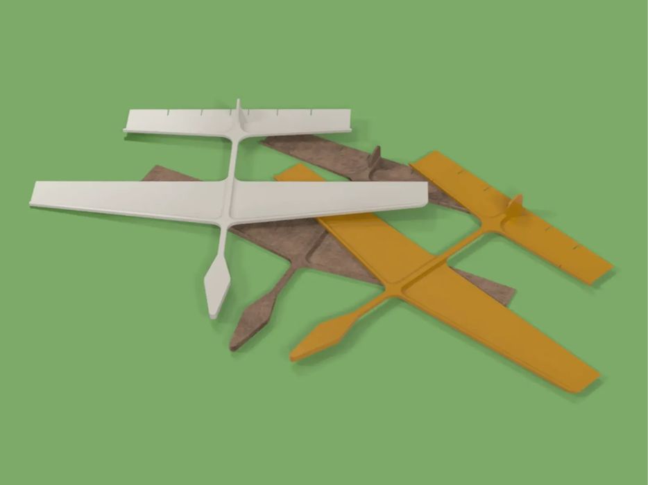 Avião Voador Modelo 002 - Pequeno Brinquedo