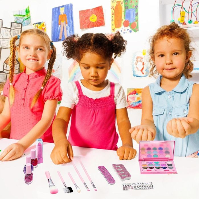 Kuferek kosmetyków makeup zestaw do malowania xxl