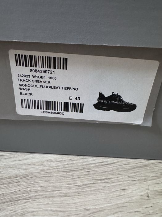 Balenciaga Track Buty Czarne