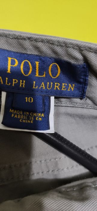 Spodnie jeansowe  polo  Ralph Lauren damskie koloru jasny khaki