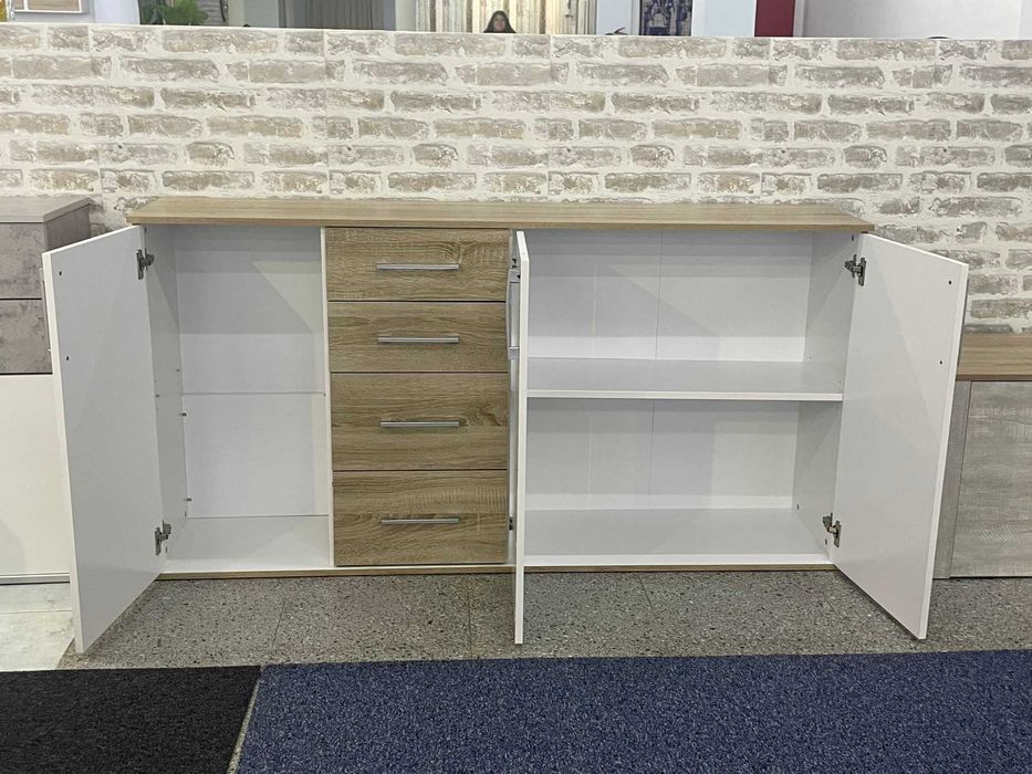 Novo aparador 3 portas/ 4 gavetas Levamos a sua casa Envio gratis