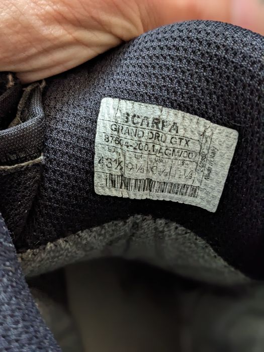 Трекінгові черевики Scarpa Grand Dru GTX p.43