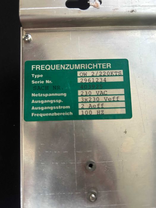Frequency converter TRF 600S