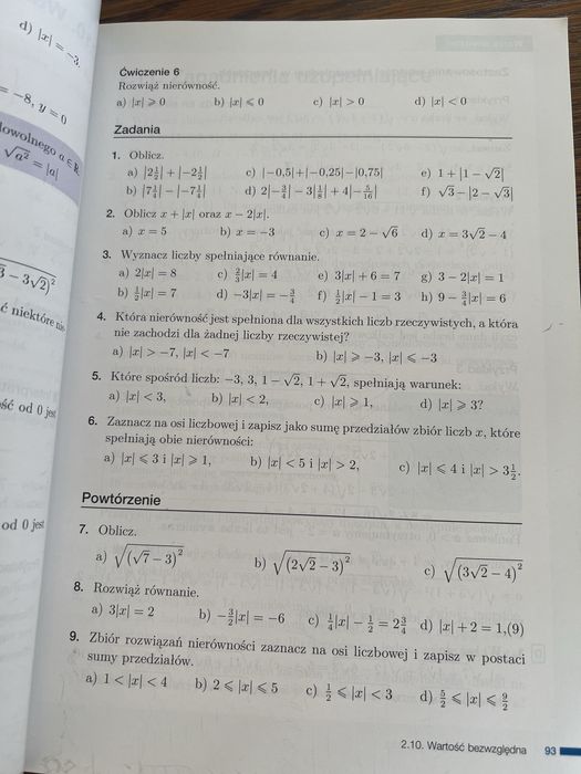 Matematyka 1 poziom podstawowy