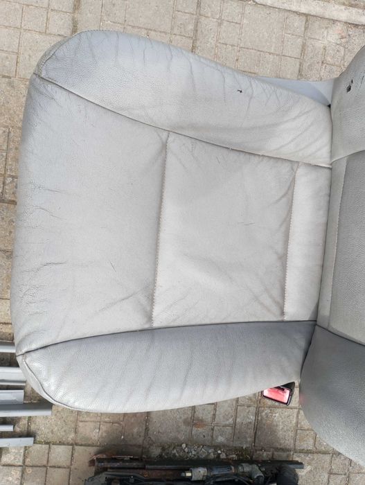сидіння, диван, салон BMW e60 (Сіра шкіра)