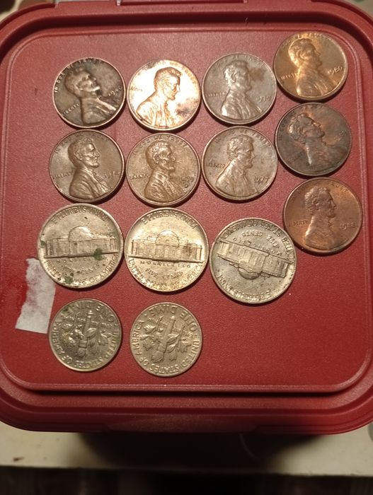 Moedas antigas de coleção