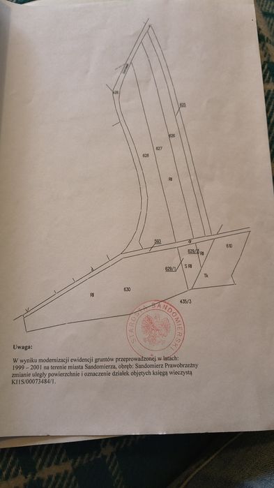 Działka 38 arów  w Sandomierzu