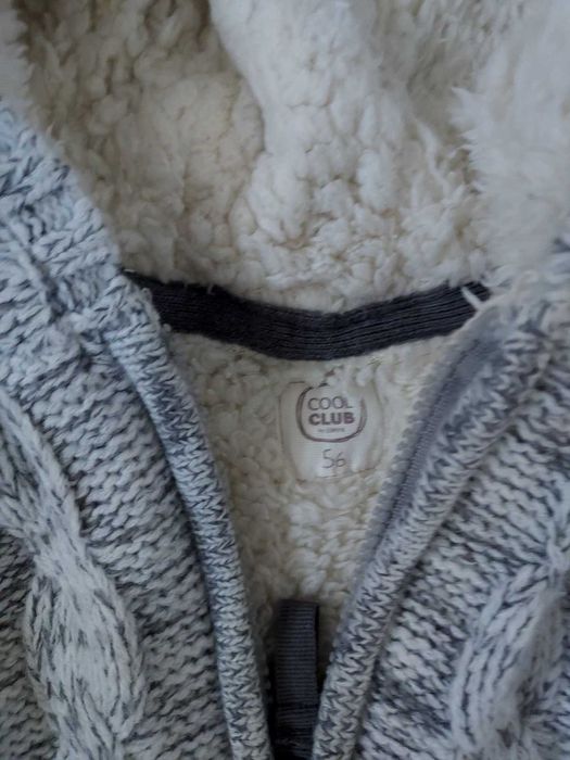 Gruba bluza dla niemowlaka rozm 56 cool club