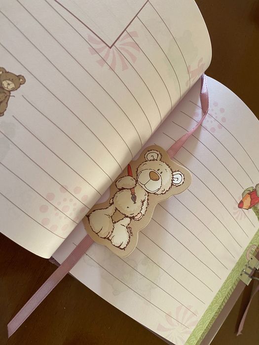 2 blocos de notas da NICI com cadeado COMPLETAMENTE NOVOS