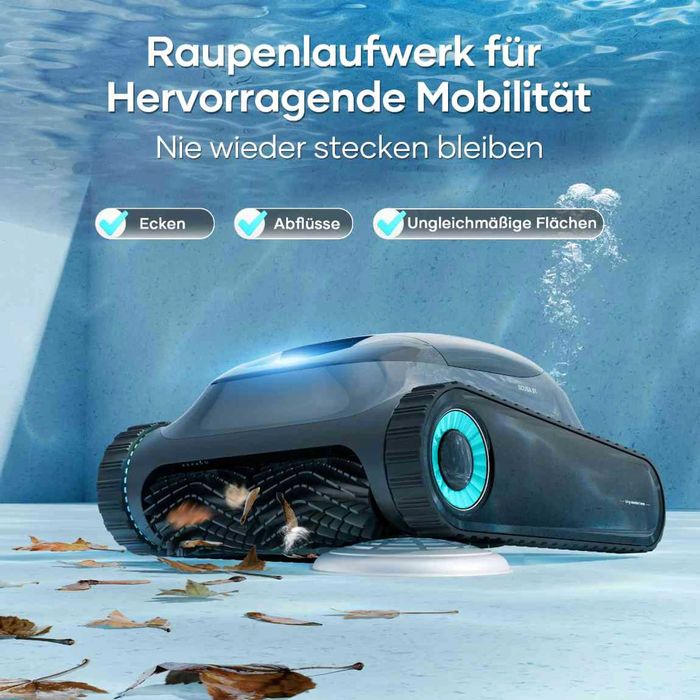 Бездротовий робот пилосос для басейнів Aiper Scuba S1
