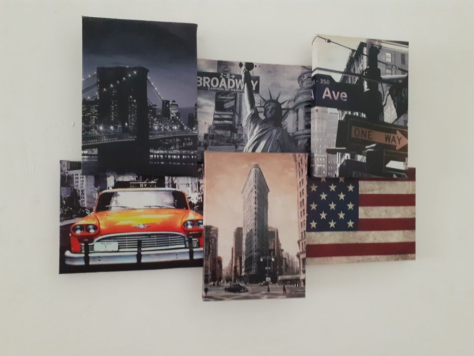 Vendo vários quadros de cidades64737844528131123