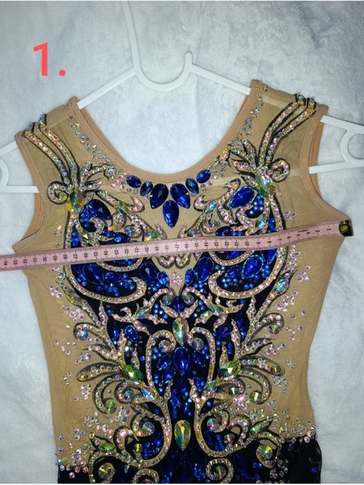 Strój startowy 140-150 gimnastyka artystyczna