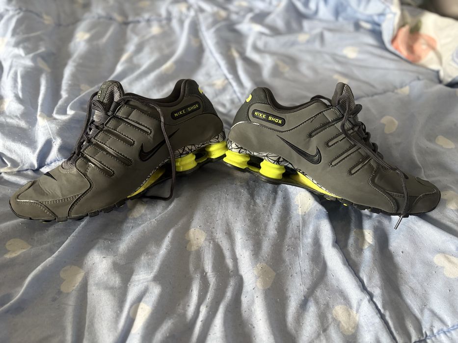 Buty Nike Shox NZ szaro-zielone (Volt) rozmiar 41