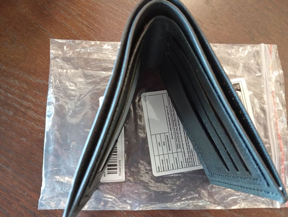 Carteira couro e Relógios de pulso