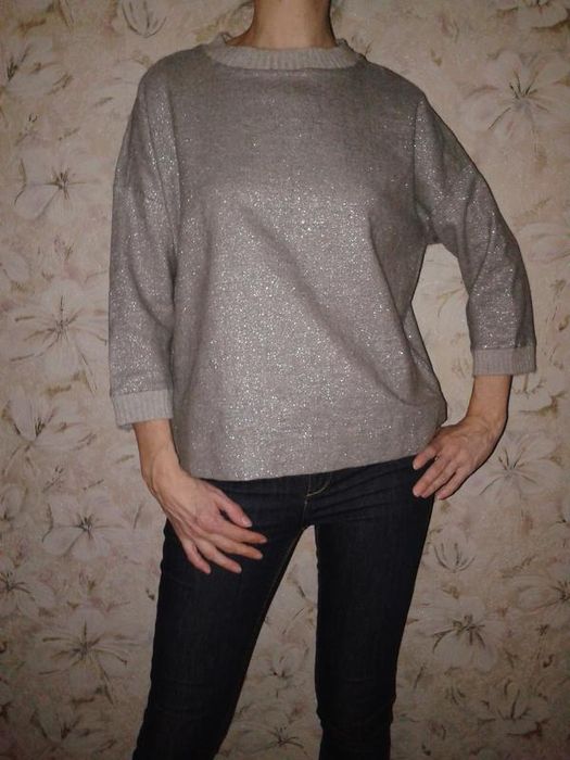 Antonelli firenze оригинальный шерстяной топ/блузон,  Италия, М