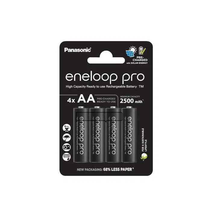 Zestaw 2 opak. Panasonic eneloop PRO AA 2500mAh 4 szt akumulatorki