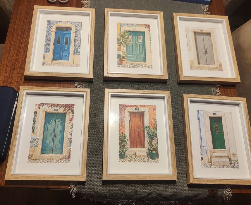 6 quadros com design