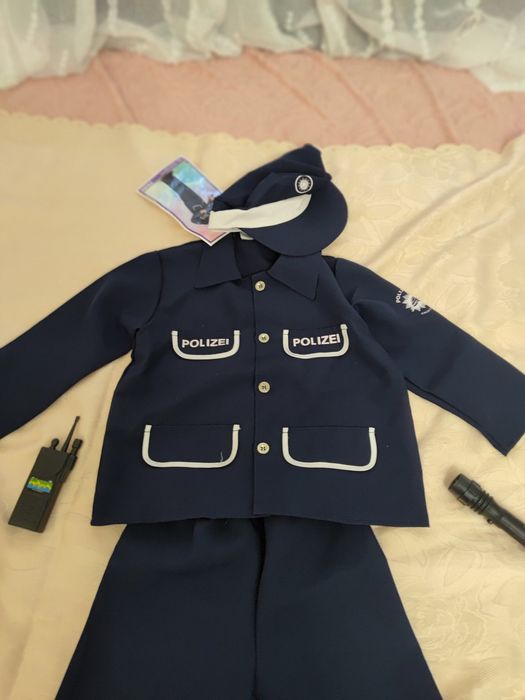 Strój przebranie policjant policjanta nowe 104 roz