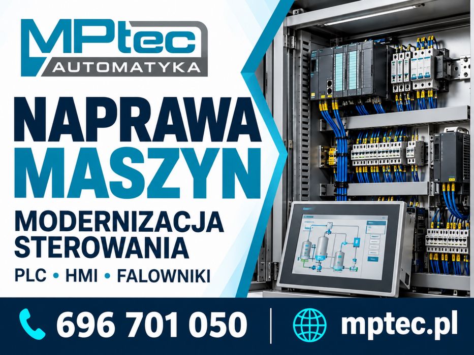 Modernizacja i naprawa maszyn | Retrofit PLC HMI | Sterowanie