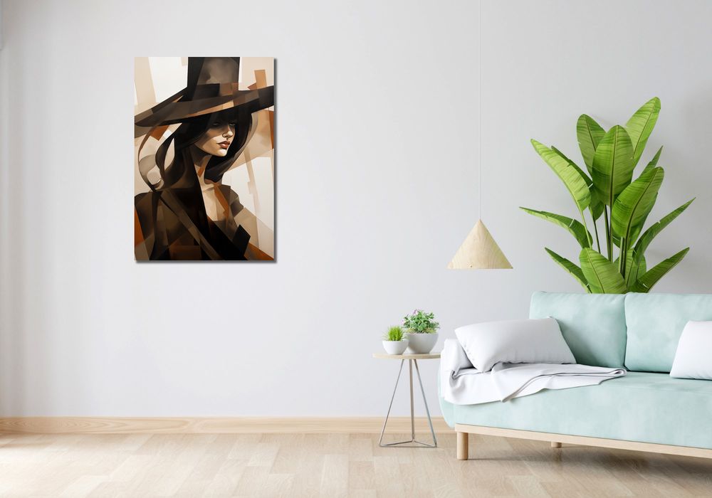 Obraz 60x90cm Skrywająca się Tajemniczość
