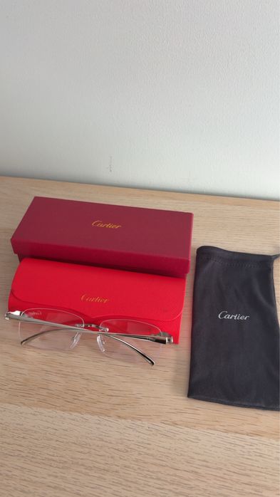 Oprawki Cartier przeźroczyste