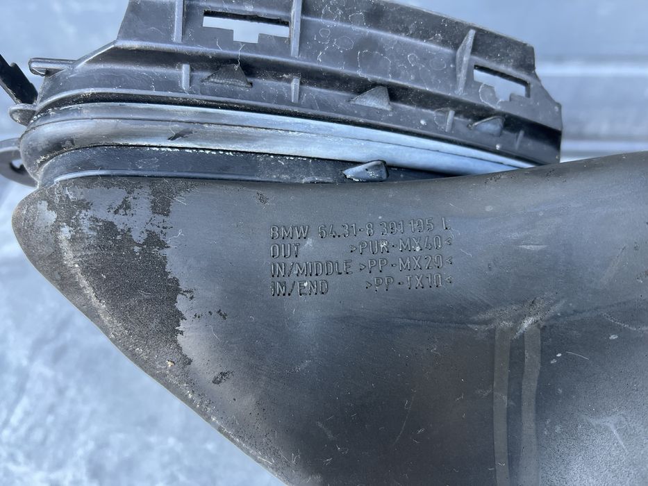 Воздуховоди Фільтрів Салону БМВ Е39 Дорестайлинг Хоботи Воздухопровод