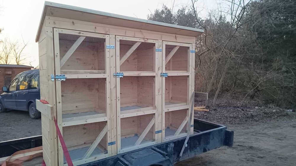 Sprzedam klatki dla kurników możliwość transportu!!