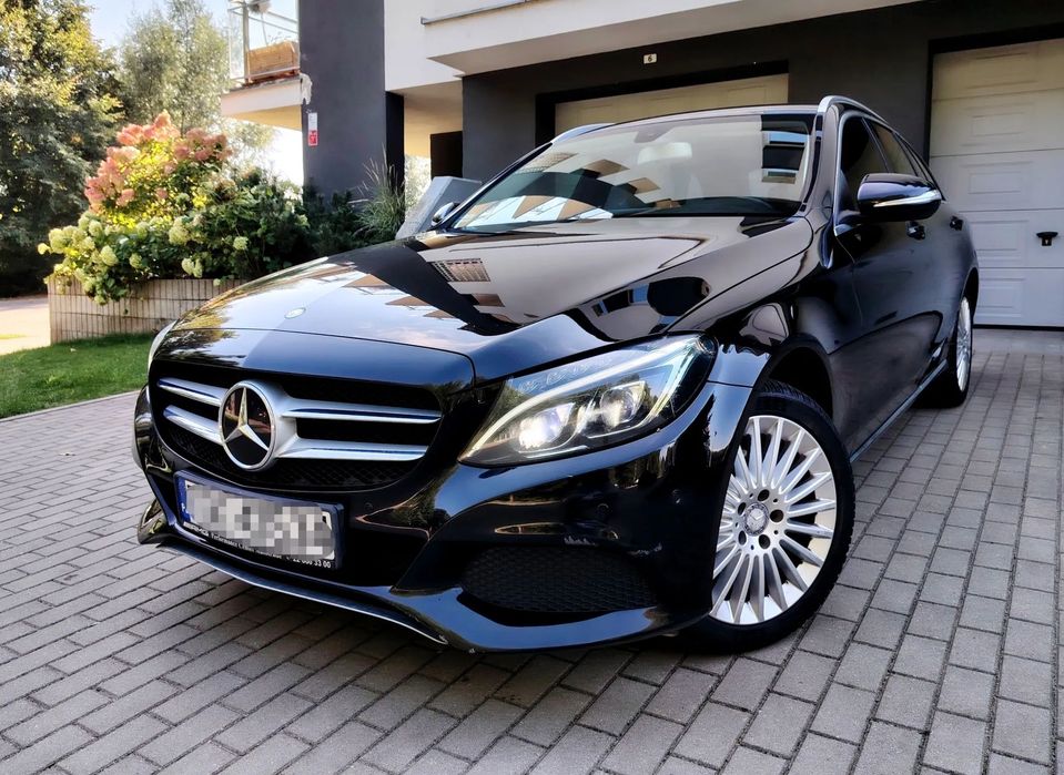 Mercedes-Benz Klasa C 2014r 1.6B 156km 7-G Full LED Dużą NAVI Zarej.PL Zamiana