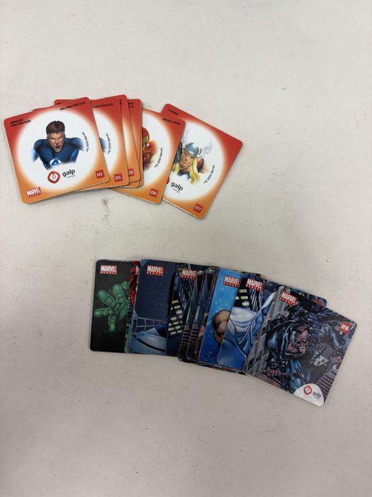 Cadernetas, Coleção completa de 24 cromos Marvel Galp 2005