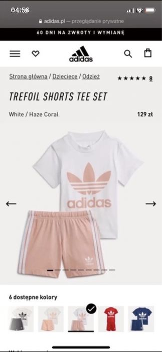 Dziecięcy komplet adidas