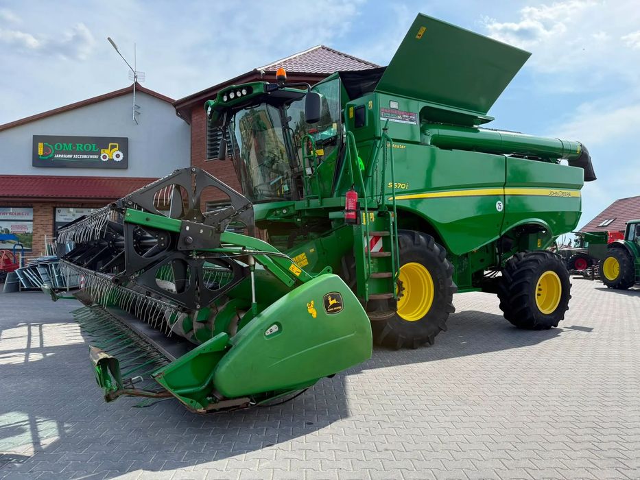 John Deere S 670 I HILLMASTER  4X4  S 680 I 690  JOHN DEERE S 680 I Ładny garażowany  heder 622 r claas lexion 750