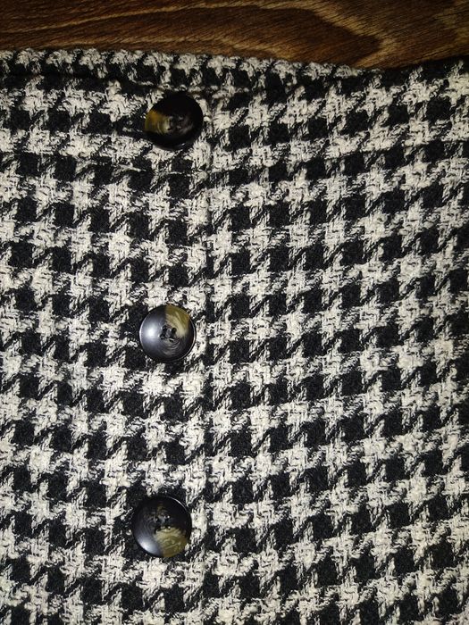 Спідниця гусяча лапка на ґудзиках