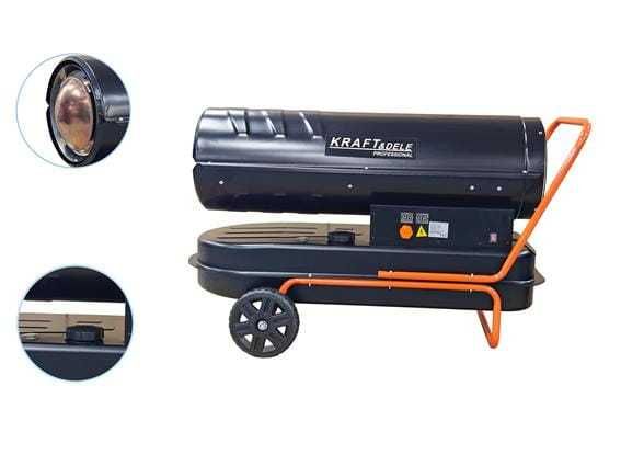 Nagrzewnica olejowa spalinowa 60kw z termostatem regulacja LCD