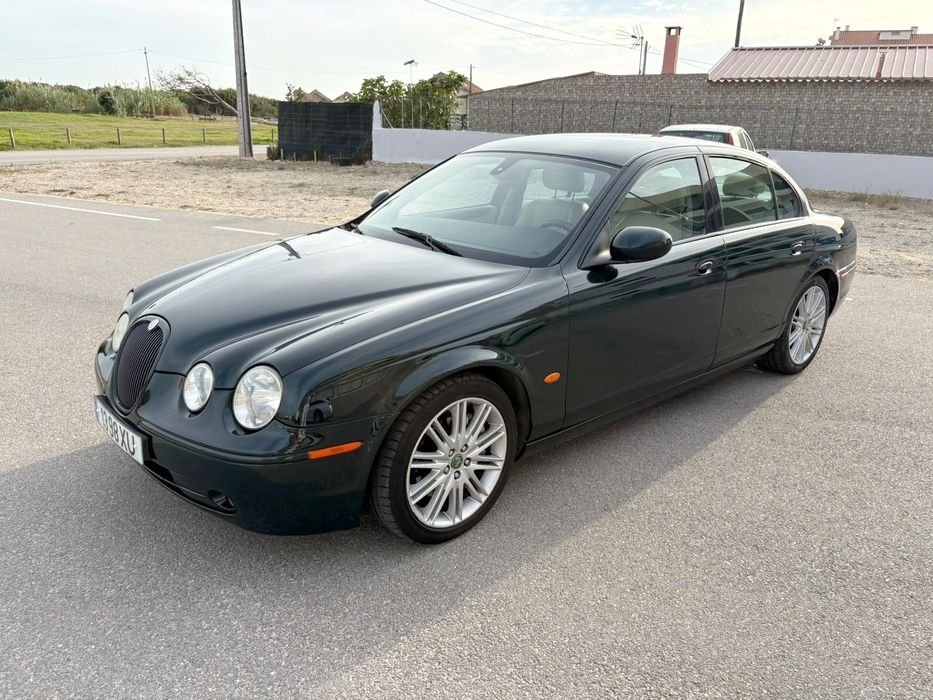 Jaguar s type aceito retoma caixa manual