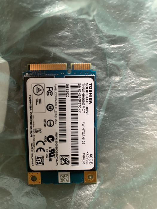 Продам накопитель TOSHIBA THNSNH128GBST с прошивкой HTGAN102