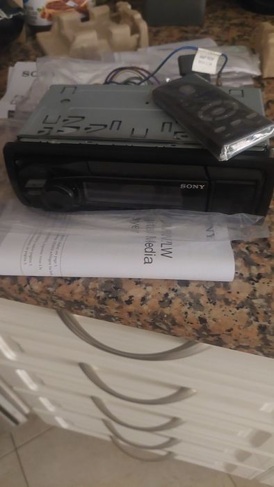 Rádio sony carro