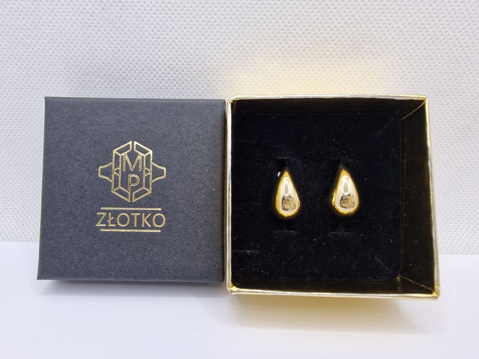 Kolczyki Łezki złoto 585 14k
