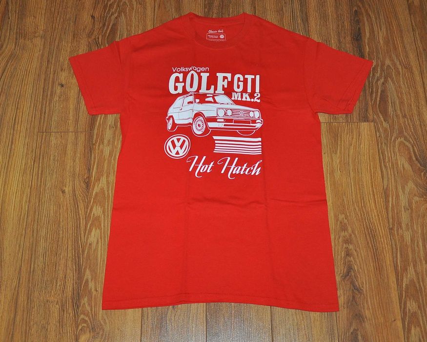 VOLKSWAGEN GOLF - Gti Mk.2 Hot Hatch - koszulka rozm.S
