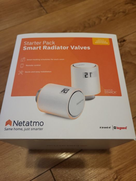 Zdstaw startowy glowic termoststycznych Netatmo
