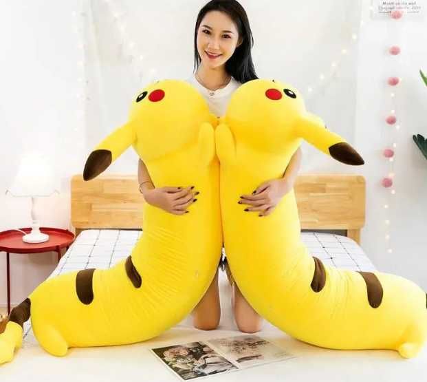 М'яка іграшка обіймашка Кіт Батон Пікачу  Хаскі  Гусь Фламінго детска