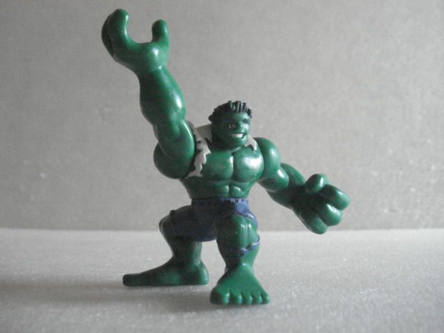 Rara mini figura HULK Marvel comics/Hasbro de 2007