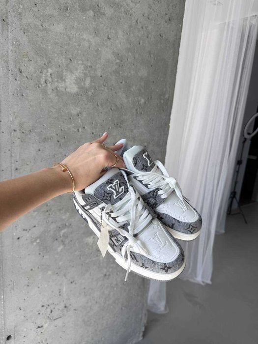 Кросівки Louis Vuitton Trainer Sneaker Grey premium u2