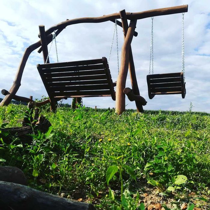 Huśtawka dębowa, impregnowana