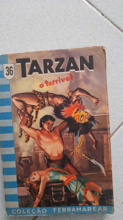 Livro Antigo Tarzan Colecao Terramarear