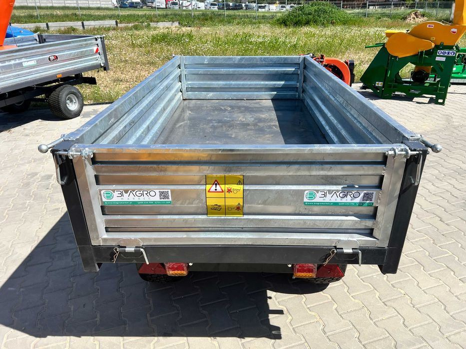 Przyczepka przyczepa 1.5 - 2T z Kiprem i oświetleniem TANdem -RATY--