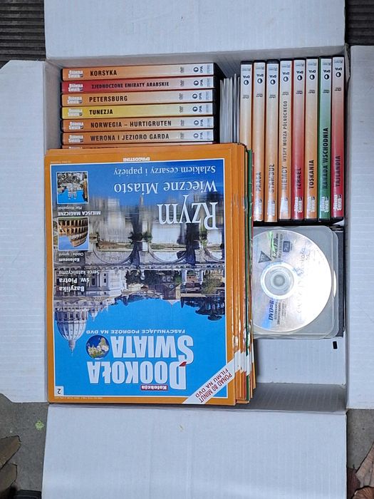 Filmy DVD "Dokoła Świata" kolekcja