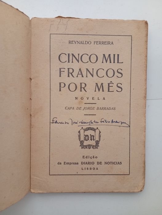 livro "Cinco Mil Francos por Mês"