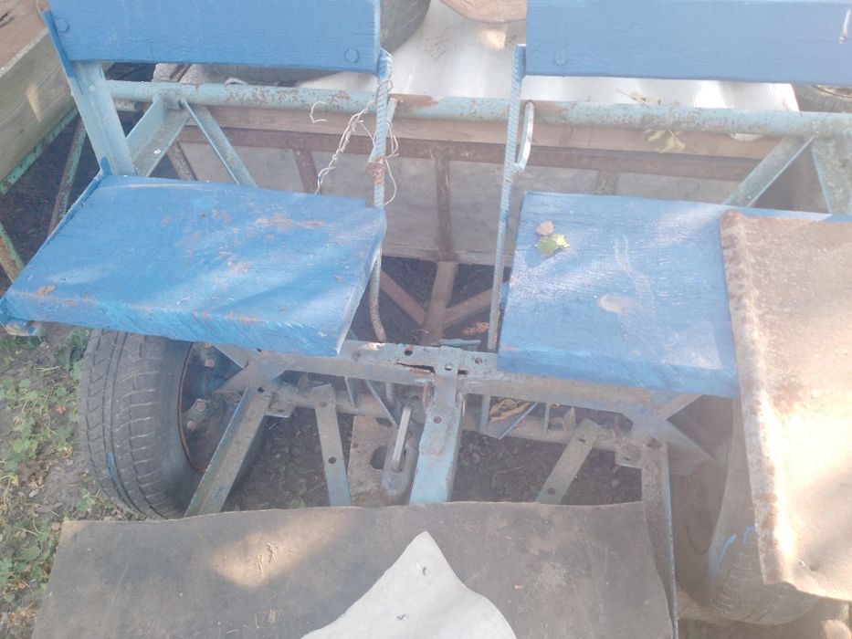 Продам прицеп та адаптер і граблі мотоблока