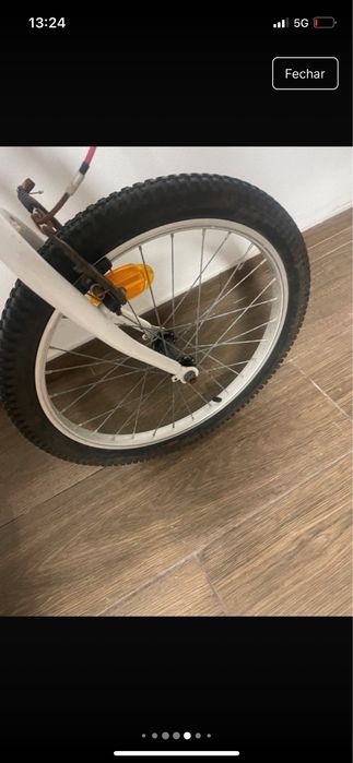 Bicicleta de criança tamanho 20 da BTwin