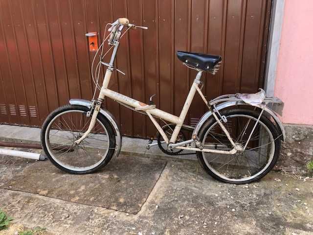 Bicicleta Pasteleira Raleigh Twenty anos 70
